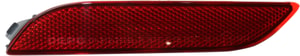 Rear Bumper Reflector Light for Toyota Camry 2018-2024, Lexus RX350 2023-2023, Left <u><i>Driver</i></u>, Non-Hybrid, North America Built Vehicle/Hybrid Models, Replacement (CAPA Certified)