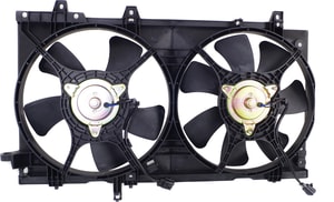Radiator Fan Shroud Assembly for Subaru Forester 2003-2008, Dual Fan Type, Without Turbo, Replacement