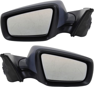 Power Mirror Pair/Set for Buick LaCrosse/Allure (2010-2012), Right <u><i>Passenger</i></u> and Left <u><i>Driver</i></u>, Non-Folding, Heated, Paintable, w/ Memory, Puddle & Signal Light, CXS/Premium Models Replacement