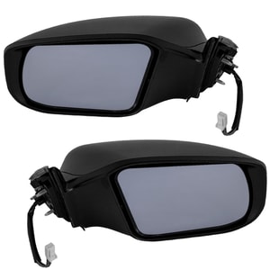 Power Mirror Pair/Set for Nissan Altima 2013-2018, Right <u><i>Passenger</i></u> and Left <u><i>Driver</i></u>, Manual Folding, Heated, Paintable, without Auto Dimming, Blind Spot Detection, Memory, and Signal Light Replacement
