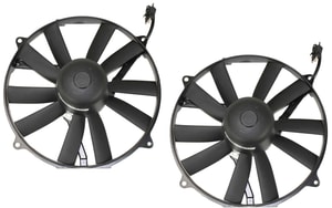 Cooling Fan Assembly Pair/Set for Mercedes-Benz 300D (1987-1993) & E-Class (1994-1995): Right <u><i>Passenger</i></u> and Left <u><i>Driver</i></u> Replacement, Pair/Set of 2