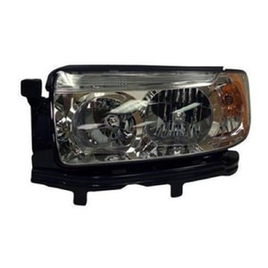 2006 - 2008 Subaru Forester Front Headlight Assembly Replacement Housing / Lens / Cover - Left <u><i>Driver</i></u> Side - (2.5 X + 2.5 XS + 2.5 XS Premium + 2.5 XT + Anniversary Edition + X + X L.L. Bean Edition + XT Limited)