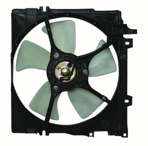 Condenser Fan for 1995-1999 Subaru Legacy GT, GT Limited, Outback Automatic Transmission, Outback Limited Automatic Transmission, Replacement, Includes Motor/Blade/Shroud;  73310AC000-PFM