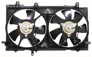 Radiator Cooling Fan Assembly for 2004 - 2008 Subaru Forester, Turbocharged Engine, Dual Fan Assembly with Motor/Blade/Shroud, OEM 45131SA000-PFM Replacement