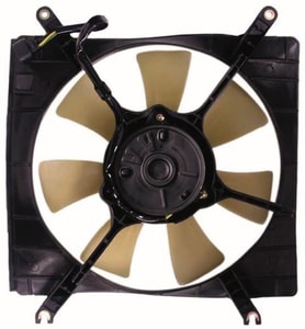 Radiator Cooling Fan Assembly for 2002 - 2004 Suzuki Aerio Engine, Includes Motor, Blade, Shroud,  SZ3115104 Replacement
