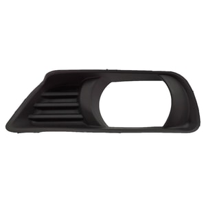 Front Fog Light Molding for 2007-2009 Toyota Camry Left <u><i>Driver</i></u>, Primed (Ready to Paint), with Fog Light Hole, without Spoiler, Excluding Hybrid, Replacement