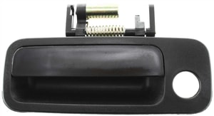 Front Exterior Door Handle for Toyota Camry/Lexus ES300 1997-2001, Left <u><i>Driver</i></u>, Smooth Black with Keyhole, Plastic, USA Built, Replacement