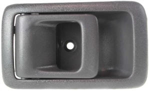 Front Interior Door Handle for Toyota Camry (1987-1991), 4Runner (1996-2002), Tacoma (2001-2004), Left <u><i>Driver</i></u>, Dark Gray, Rear Replacement