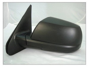 2007 - 2013 Toyota Tundra Side View Mirror Assembly / Cover / Glass Replacement - Left <u><i>Driver</i></u> Side - (Base Model)