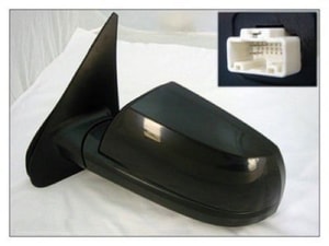 2008 - 2013 Toyota Sequoia Side View Mirror Assembly / Cover / Glass Replacement - Left <u><i>Driver</i></u> Side - (SR5)