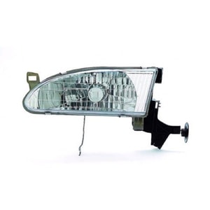 1998 - 2000 Toyota Corolla Front Headlight Assembly Replacement Housing / Lens / Cover - Left <u><i>Driver</i></u> Side