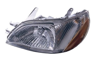 2000 - 2002 Toyota Echo Front Headlight Assembly Replacement Housing / Lens / Cover - Left <u><i>Driver</i></u> Side