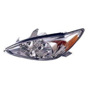 2002 - 2004 Toyota Camry Front Headlight Assembly Replacement Housing / Lens / Cover - Left <u><i>Driver</i></u> Side - (LE + XLE)