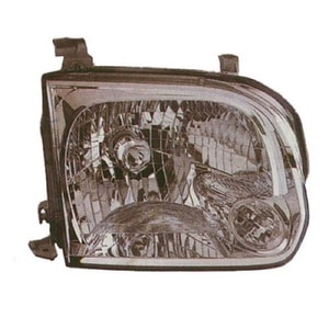 2005 - 2007 Toyota Tundra Front Headlight Assembly Replacement Housing / Lens / Cover - Left <u><i>Driver</i></u> Side - (Crew Cab Pickup)
