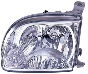 2005 - 2006 Toyota Tundra Front Headlight Assembly Replacement Housing / Lens / Cover - Left <u><i>Driver</i></u> Side - (Standard Cab Pickup + Extended Cab Pickup)