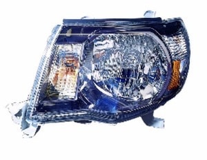2005 - 2011 Toyota Tacoma Front Headlight Assembly Replacement Housing / Lens / Cover - Left <u><i>Driver</i></u> Side - (Pre Runner + X-Runner)
