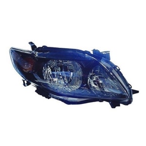 2009 - 2010 Toyota Corolla Front Headlight Assembly Replacement Housing / Lens / Cover - Left <u><i>Driver</i></u> Side - (S + XRS)