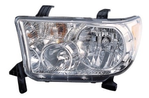 2009 - 2013 Toyota Tundra Front Headlight Assembly Replacement Housing / Lens / Cover - Left <u><i>Driver</i></u> Side