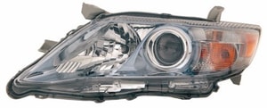 2010 - 2011 Toyota Camry Front Headlight Assembly Replacement Housing / Lens / Cover - Left <u><i>Driver</i></u> Side - (Gas Hybrid + Hybrid Gas Hybrid)