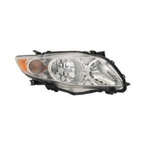 2009 - 2010 Toyota Corolla Front Headlight Assembly Replacement Housing / Lens / Cover - Right <u><i>Passenger</i></u> Side - (Base Model + CE + LE)