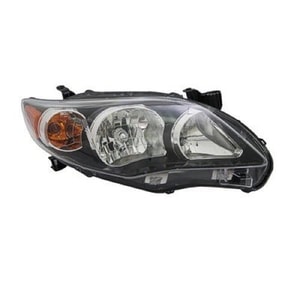 2011 - 2013 Toyota Corolla Front Headlight Assembly Replacement Housing / Lens / Cover - Right <u><i>Passenger</i></u> Side - (S)