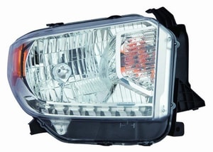 2014 - 2017 Toyota Tundra Front Headlight Assembly Replacement Housing / Lens / Cover - Right <u><i>Passenger</i></u> Side - (Limited + SR + SR5)