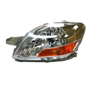 2007 - 2011 Toyota Yaris Front Headlight Assembly Replacement Housing / Lens / Cover - Left <u><i>Driver</i></u> Side - (Sedan)