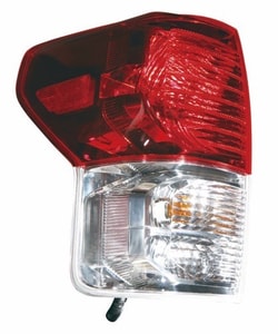 2010 - 2013 Toyota Tundra Rear Tail Light Assembly Replacement / Lens / Cover - Left <u><i>Driver</i></u> Side