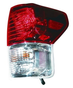 2010 - 2013 Toyota Tundra Rear Tail Light Assembly Replacement / Lens / Cover - Right <u><i>Passenger</i></u> Side