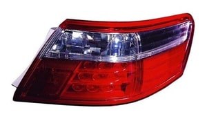 2007 - 2009 Toyota Camry Rear Tail Light Assembly Replacement / Lens / Cover - Right <u><i>Passenger</i></u> Side Outer - (Hybrid Gas Hybrid)