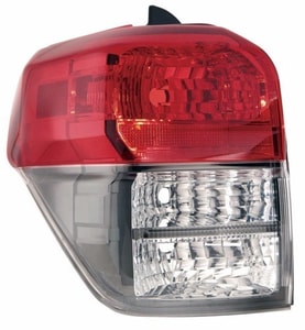 2010 - 2013 Toyota 4Runner Rear Tail Light Assembly Replacement Housing / Lens / Cover - Left <u><i>Driver</i></u> Side - (Trail)