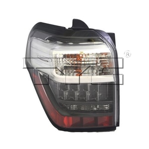 Left <u><i>Driver</i></u> Tail Light Lens/Housing for 2014-2022 Toyota 4Runner, Rear Assembly Replacement Cover, Includes Lens,  8156135392, Replacement