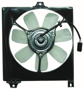Condenser Fan for 1997 - 2000 Toyota RAV4, A/C Condenser Fan Replacement with Motor, Blade, Shroud;  8859042020, Replacement