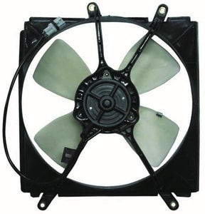 Radiator Cooling Fan Assembly for 1996 - 2000 Toyota RAV4 Engine, Includes Motor, Blade, Shroud,  TO3115117, Replacement