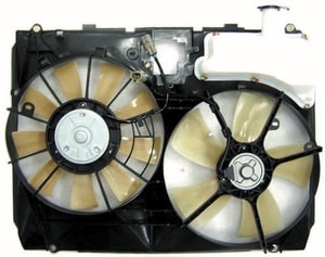 2004 - 2004 Toyota Sienna Engine / Radiator Cooling Fan Assembly Replacement