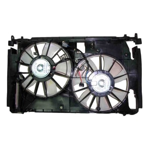 Radiator Cooling Fan Assembly for 2006 - 2011 Toyota RAV4 without Towing Package, Includes Motor/Blade/Shroud Assembly,  1671131260-PFM, Replacement