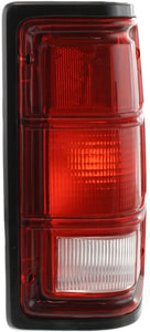 Tail Light for 1988-1993 Dodge Full Size Pickup, Right <u><i>Passenger</i></u> Side, Lens and Housing with Black Trim, Replacement