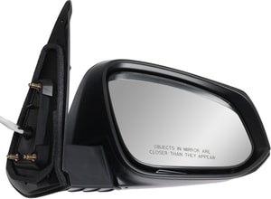 Power Mirror for Toyota Tacoma 2016-2023, Right <u><i>Passenger</i></u>, Manual Folding, Heated, Paintable, with Signal Light, without Blind Spot Detection, Replacement