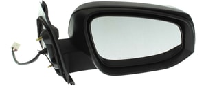 Power Heated Mirror for 2016-2023 Toyota Tacoma, Right <u><i>Passenger</i></u> Side, Manual Folding, Paintable, w/o Blind Spot Detection and Signal Light, Replacement