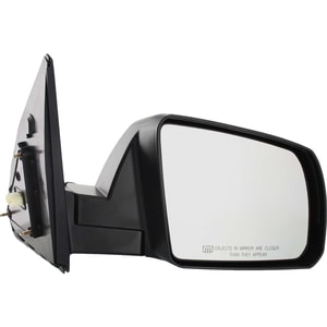 Mirror for Toyota Tundra 2007-2013, Right <u><i>Passenger</i></u>, Non-Towing, Powered, Manual Folding, Heated, Textured, without Memory, with Puddle Light and Signal Light, Cold Climate Specification, Base/SR5 Models, Replacement