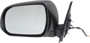 Power Mirror for Toyota Tacoma 2012-2015, Left <u><i>Driver</i></u>, Manual Folding, Non-Heated, Textured, without Signal Light, Replacement