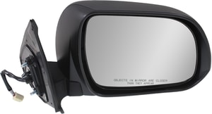 Power Mirror for Toyota Tacoma 2012-2015, Right <u><i>Passenger</i></u> Side, Manual Folding, Non-Heated, Textured, without Signal Light, Replacement