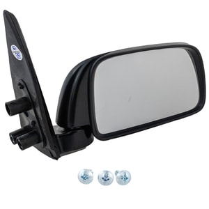 Manual Adjust Right <u><i>Passenger</i></u> Mirror for 1995-2000 Toyota Tacoma, Manual Folding, Non-Heated, Textured, 9 x 5 inch Housing, Without Off Road Package, Replacement