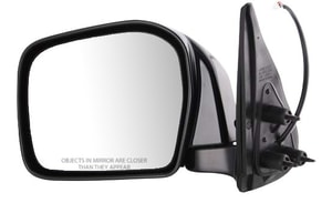 Power Mirror for Toyota Tacoma 2001-2004, Left <u><i>Driver</i></u>, Manual Folding, Non-Heated, Paintable, Suitable for Pre Runner, 2WD (Two-Wheel Drive)/Base/DLX, 4WD (Four-Wheel Drive), Replacement