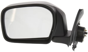 Manual Adjust and Manual Folding Mirror for Toyota Tacoma 2000, Left <u><i>Driver</i></u>, Non-Heated, Paintable, 9 x 7 in. Housing, with Off Road Package, Replacement