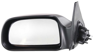 Manual Remote Mirror for Toyota Tacoma 2001-2004, Left <u><i>Driver</i></u>, Non-Folding, Non-Heated, Paintable, For Base/DLX Models, 2WD (Two-Wheel Drive), Replacement