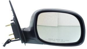 Power Mirror for Toyota Sequoia 2001-2007/Tundra 2004-2006, Right <u><i>Passenger</i></u>, Non-Towing, Manual Folding, Heated, Paintable, (Sequoia/Tundra Crew Cab, Limited Model), Replacement