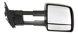 Towing Mirror for Toyota Tundra 2007-2021 Right <u><i>Passenger</i></u>, Power Adjustable, Manually Folding, Heated, Textured Finish, with Signal Light, Replacement