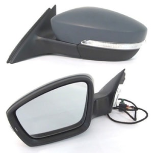 2012 - 2015 Volkswagen Passat Side View Mirror Assembly / Cover / Glass Replacement - Left <u><i>Driver</i></u> Side