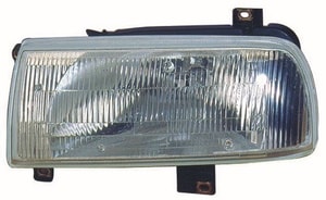 1993 - 1999 Volkswagen Jetta Front Headlight Assembly Replacement Housing / Lens / Cover - Left <u><i>Driver</i></u> Side